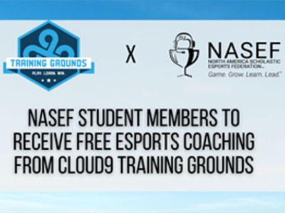 NASEF Student Members to Receive Free Esports Coaching from Cloud9 Training Grounds